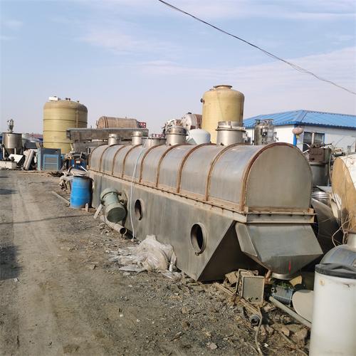 二手振動流化床干燥機 化工干燥設備 10米x3米